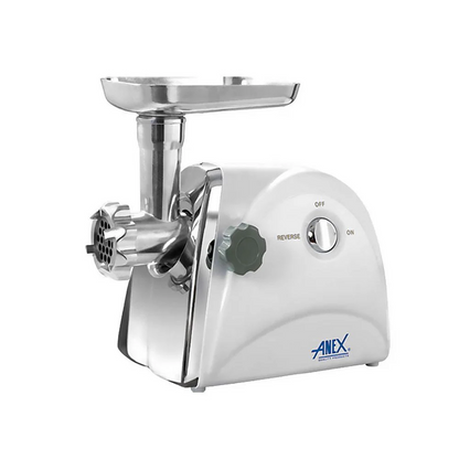 Anex Super Meat Grinder With 4 Disks, 1200W, White, AG-2048