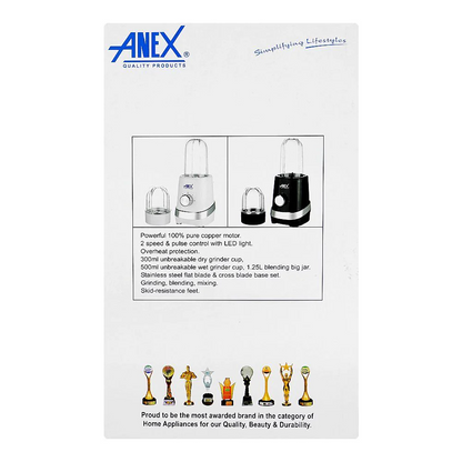 Anex Deluxe Grinder, 380W, Black, AG-645