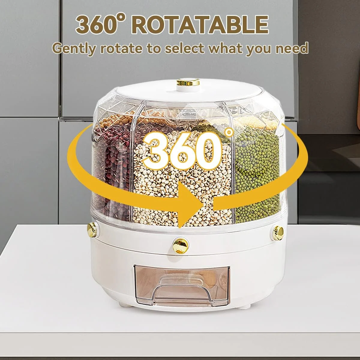 360° Rotating Food Dispenser