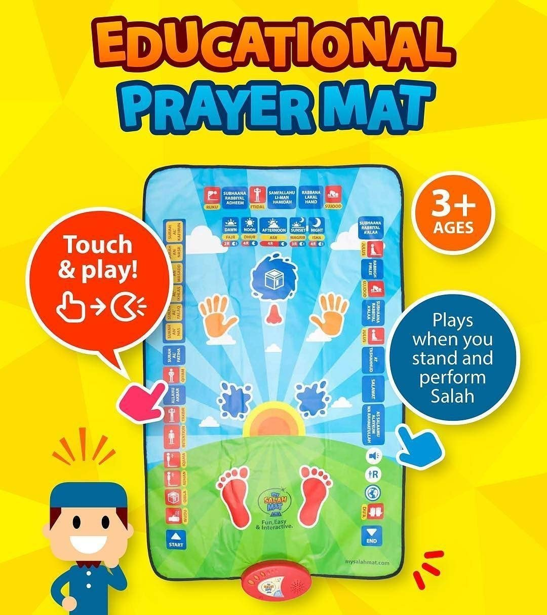 My Salah Mat Educational Interactive Prayer Mat