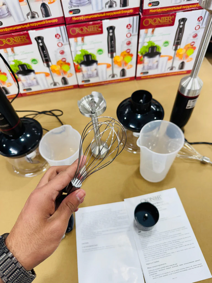 Cronier Professional Multifunction Hand Blender Set 1 Year Warranty